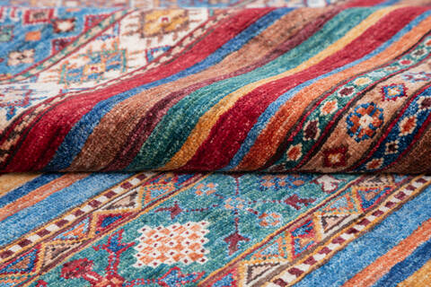 Chobi Red Hand Knotted 51 X 71 Area Rug 700-145072 Image 6