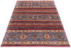 Chobi Red Hand Knotted 51 X 71  Area Rug 700-145072 Thumb 1