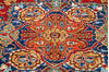 Chobi Red Hand Knotted 82 X 101  Area Rug 700-145080 Thumb 3