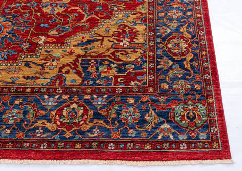 Chobi Red Hand Knotted 90 X 120 Area Rug 700-145081 Image 4