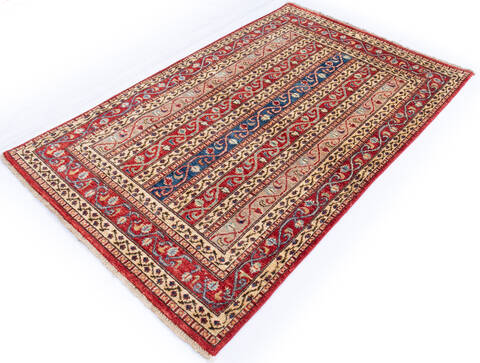 Chobi Red Hand Knotted 38 X 58 Area Rug 700-145084 Image 2