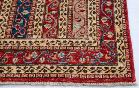 Chobi Red Hand Knotted 38 X 58 Area Rug 700-145084 Image 4