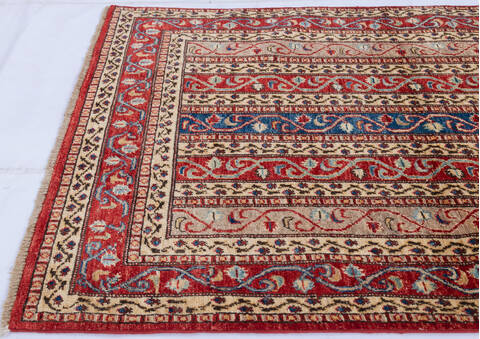 Chobi Red Hand Knotted 38 X 58 Area Rug 700-145084 Image 5