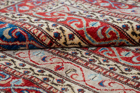 Chobi Red Hand Knotted 38 X 58 Area Rug 700-145084 Image 6