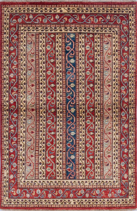 Chobi Red Hand Knotted 38 X 58 Area Rug 700-145084 Image 0