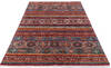 Chobi Red Hand Knotted 59 X 75  Area Rug 700-145091 Thumb 1