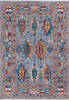 Chobi Blue Hand Knotted 58 X 80  Area Rug 700-145095 Thumb 0