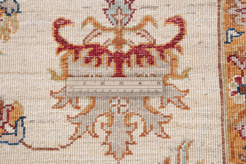 Chobi Beige Hand Knotted 57 X 79 Area Rug 700-145098 Image 7