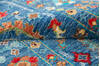 Chobi Blue Runner Hand Knotted 210 X 101 Area Rug 700-145105 Thumb 6