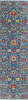 Chobi Blue Runner Hand Knotted 210 X 101 Area Rug 700-145105 Thumb 0