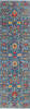 Chobi Blue Runner Hand Knotted 210 X 101 Area Rug 700-145106 Thumb 0