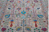 Chobi Grey Hand Knotted 70 X 99 Area Rug 700-145111 Thumb 3
