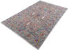 Chobi Grey Hand Knotted 610 X 911 Area Rug 700-145114 Thumb 2