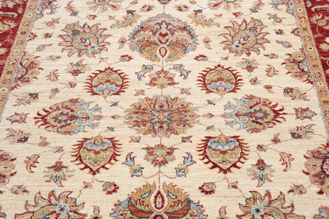 Chobi Beige Hand Knotted 56 X 80 Area Rug 700-145115 Image 3