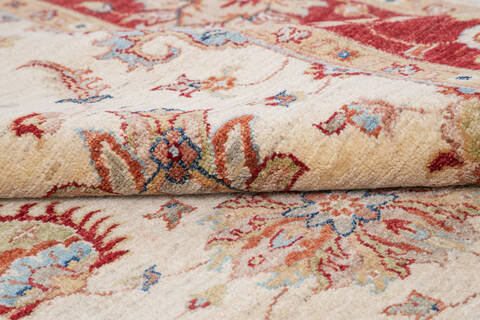 Chobi Beige Hand Knotted 56 X 80 Area Rug 700-145115 Image 5
