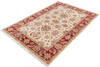 Chobi Beige Hand Knotted 56 X 80  Area Rug 700-145115 Thumb 2