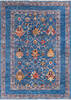 Chobi Blue Hand Knotted 50 X 71 Area Rug 700-145117 Thumb 0