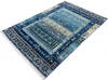 Chobi Blue Hand Knotted 41 X 511 Area Rug 700-145118 Thumb 2