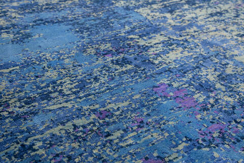 Modern Blue Hand Knotted 60 X 90 Area Rug 700-145120 Image 3