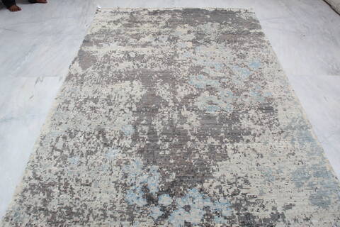 Jaipur Grey Hand Knotted 60 X 92 Area Rug 905-145123 Image 10