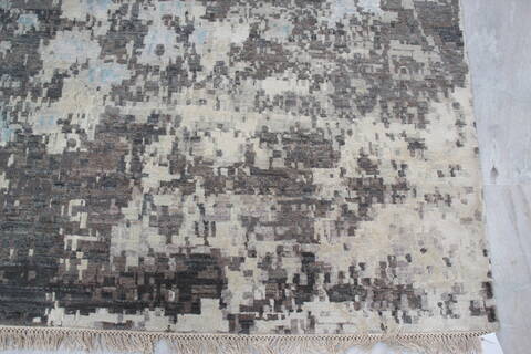 Jaipur Grey Hand Knotted 60 X 92 Area Rug 905-145123 Image 4