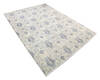 Modern-Contemporary Green Hand Knotted 90 X 124 Area Rug 904-145129 Thumb 1