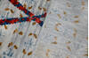 Modern-Contemporary Multicolor Hand Knotted 81 X 103 Area Rug 904-145139 Thumb 6