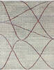 Modern-Contemporary Multicolor Hand Knotted 81 X 103 Area Rug 904-145139 Thumb 0