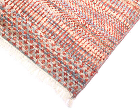 Modern-Contemporary Multicolor Hand Knotted 80 X 98 Area Rug 904-145142 Image 2