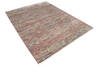 Modern-Contemporary Multicolor Hand Knotted 710 X 102 Area Rug 904-145143 Thumb 1