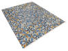 Modern-Contemporary Multicolor Hand Knotted 79 X 99 Area Rug 904-145146 Thumb 1