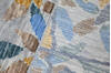 Modern-Contemporary Multicolor Hand Knotted 79 X 99 Area Rug 904-145146 Thumb 6