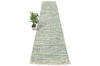 Modern-Contemporary White Runner Hand Knotted 26 X 125  Area Rug 904-145147 Thumb 1