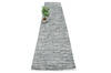 Modern-Contemporary Grey Runner Hand Knotted 27 X 1110  Area Rug 904-145148 Thumb 1