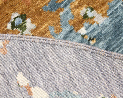 Modern-Contemporary Multicolor Round Hand Knotted 710 X 711 Area Rug 904-145152 Image 2