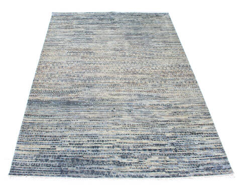 Modern-Contemporary Multicolor Hand Knotted 711 X 100 Area Rug 904-145160 Image 1