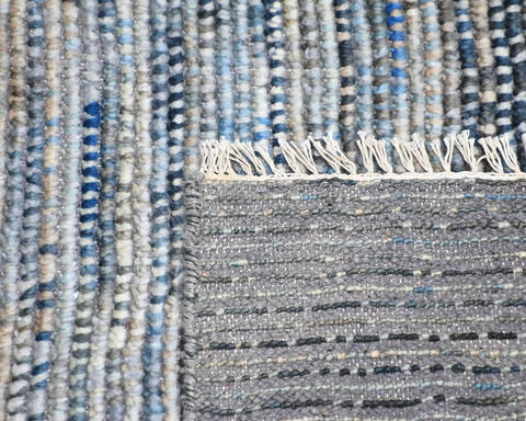 Modern-Contemporary Multicolor Hand Knotted 711 X 100 Area Rug 904-145161 Image 3