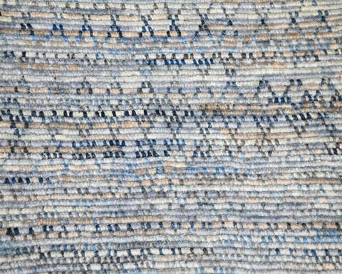 Modern-Contemporary Multicolor Hand Knotted 711 X 100 Area Rug 904-145161 Image 4