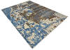 Modern-Contemporary Multicolor Hand Knotted 810 X 122  Area Rug 904-145165 Thumb 1