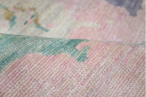 Modern-Contemporary Multicolor Hand Knotted 810 X 119 Area Rug 904-145167 Image 8