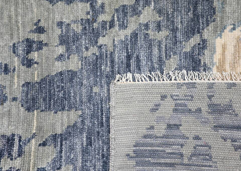 Modern-Contemporary Multicolor Hand Knotted 711 X 106 Area Rug 904-145168 Image 3