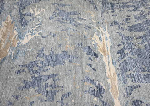Modern-Contemporary Multicolor Hand Knotted 711 X 106 Area Rug 904-145168 Image 5