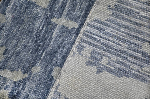 Modern-Contemporary Multicolor Hand Knotted 711 X 106 Area Rug 904-145168 Image 6