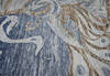 Modern-Contemporary Multicolor Hand Knotted 80 X 106 Area Rug 904-145169 Thumb 5