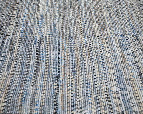 Modern-Contemporary Multicolor Hand Knotted 87 X 1110 Area Rug 904-145175 Image 5