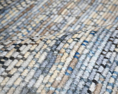 Modern-Contemporary Multicolor Hand Knotted 87 X 1110 Area Rug 904-145175 Image 7