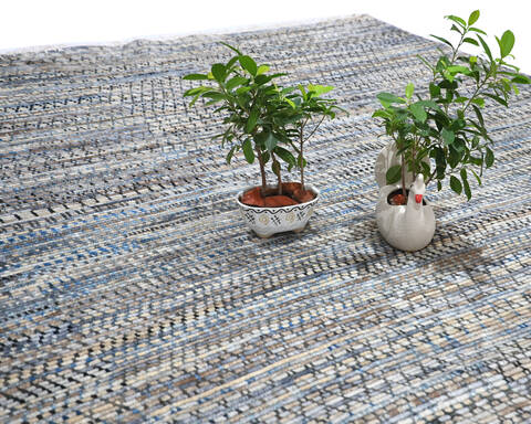 Modern-Contemporary Multicolor Hand Knotted 87 X 1110 Area Rug 904-145175 Image 8