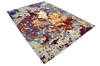 Modern-Contemporary Multicolor Hand Knotted 811 X 123  Area Rug 904-145183 Thumb 1