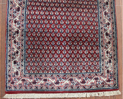 Persian Red Runner Hand Knotted 26 X 110 Area Rug 902-145184 Image 2