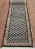 Persian Blue Runner Hand Knotted 22 X 110  Area Rug 902-145187 Thumb 1